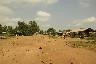 La rue (sablé) près du marché d'Agata à Porto-Novo