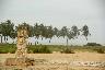 Statur d'un Egun à Ouidah sur la plage